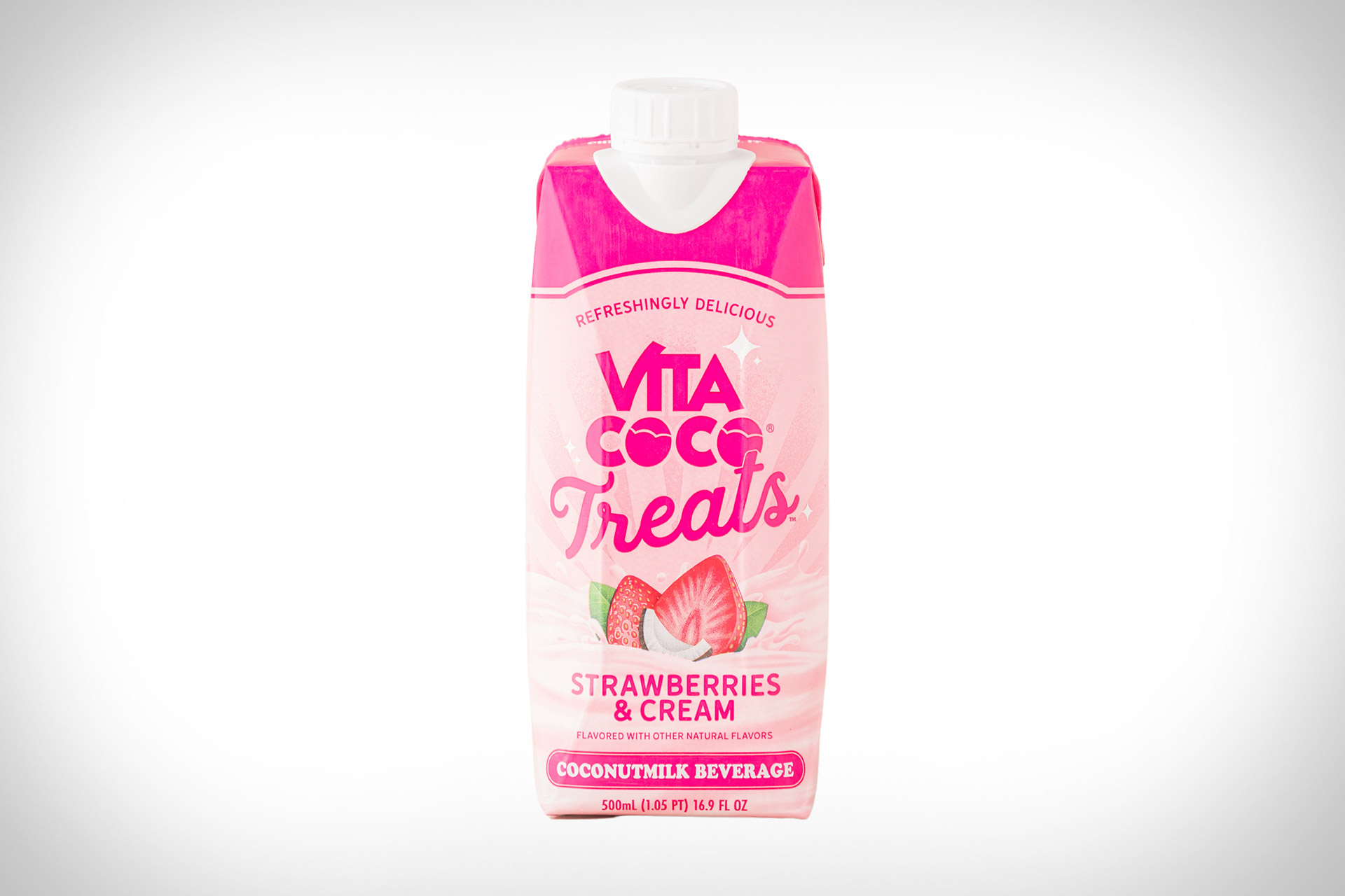 VITA COCONUT TREATS CREAMY STRAWBERRY 250ML PM &pound;1.00 (UNIT)
