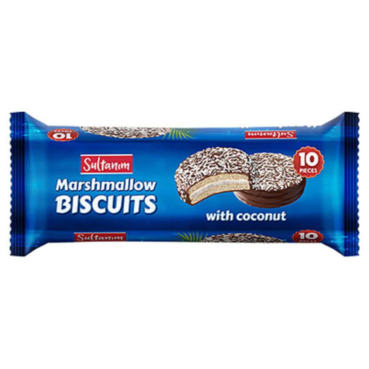 Sultanim Marshmallow Biscuits W Choclate Coconuts 12x220gm