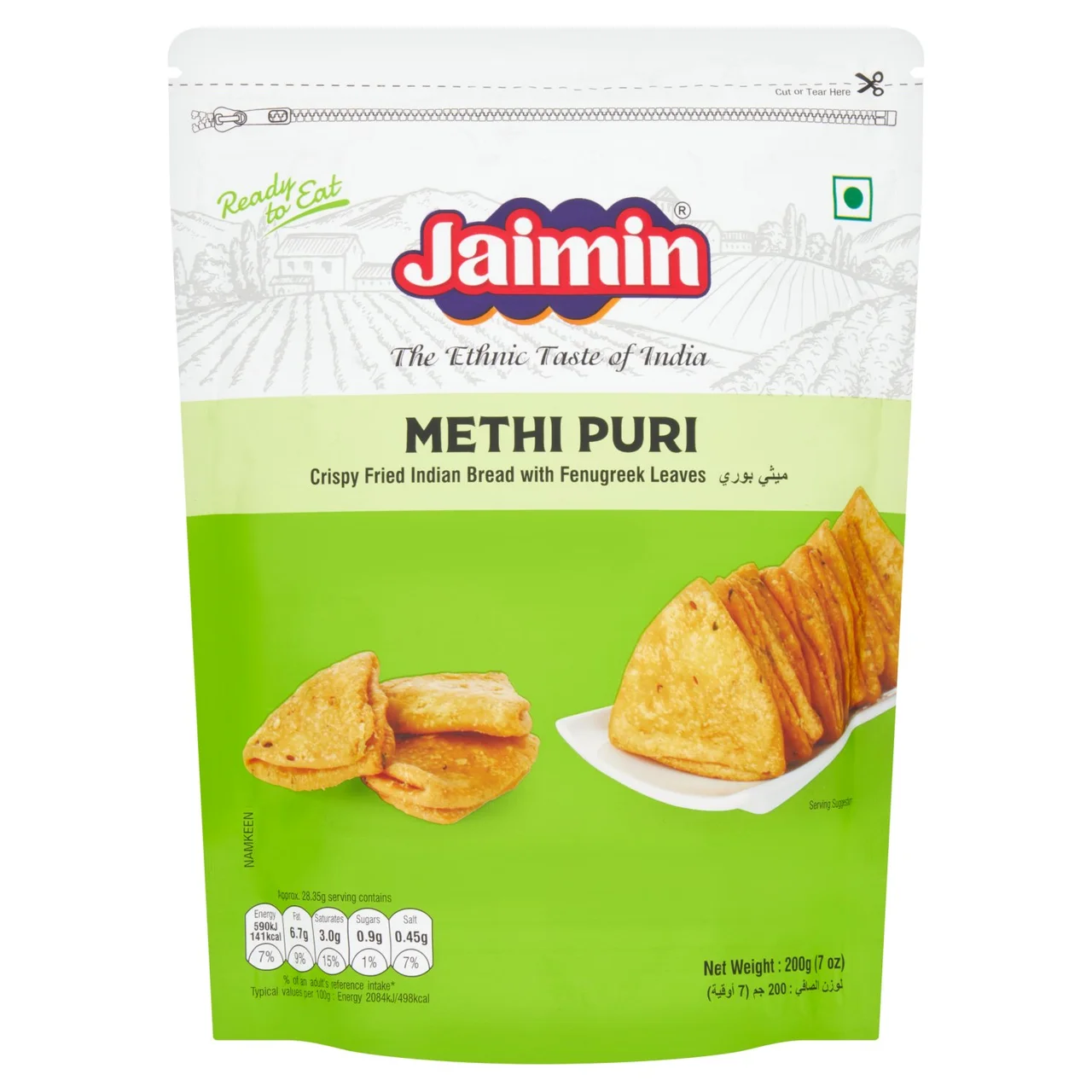 Jaimin Methi Puri 6x200gm
