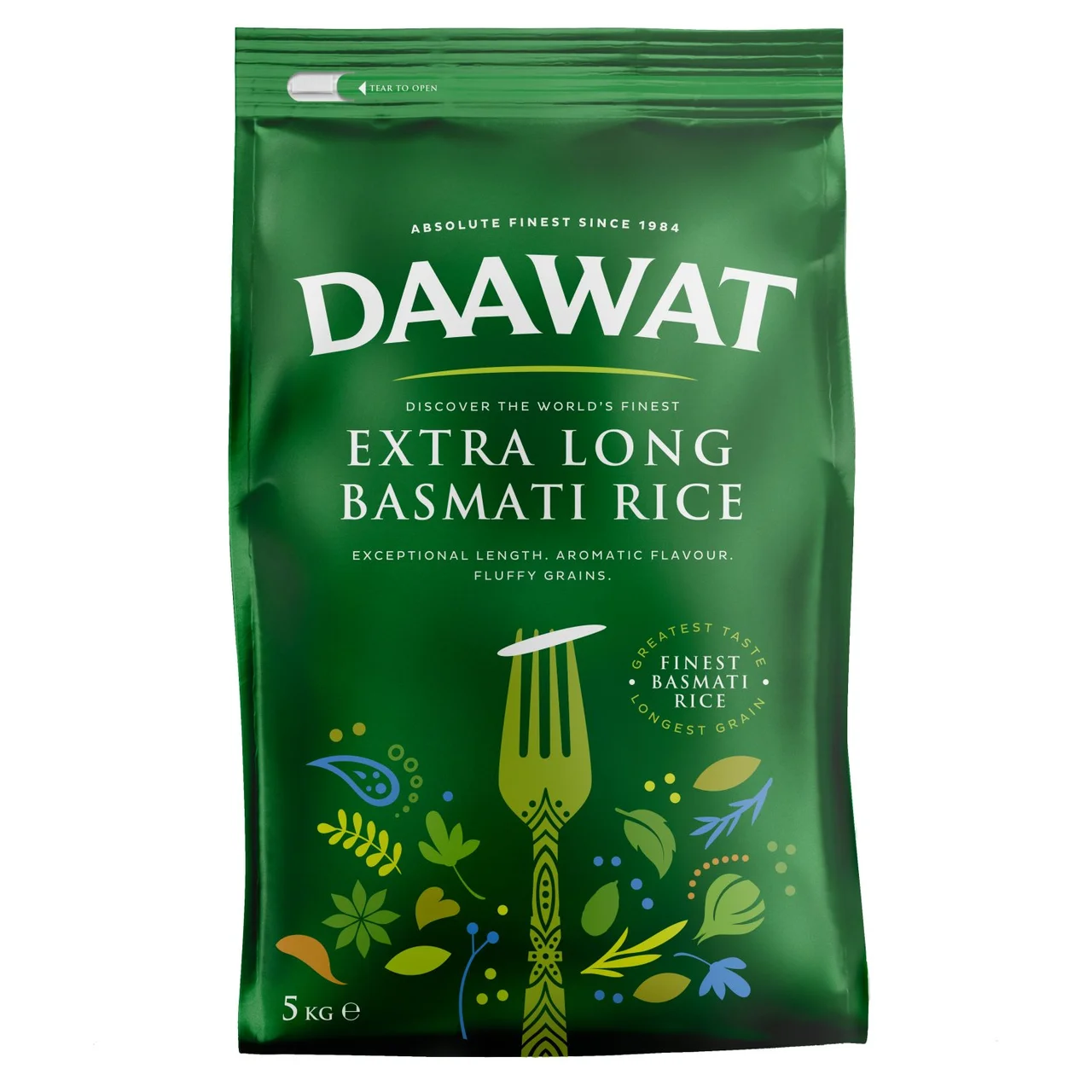 Daawat Ex Lg Basmati Rice 5kg Pm &pound;10.99