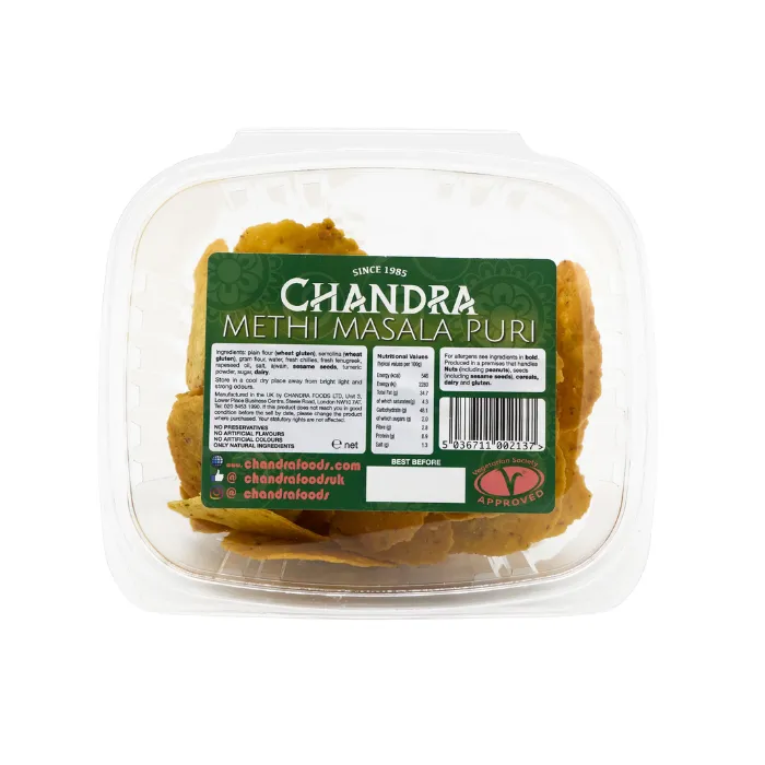 Chandra Methi Puri 12x175g