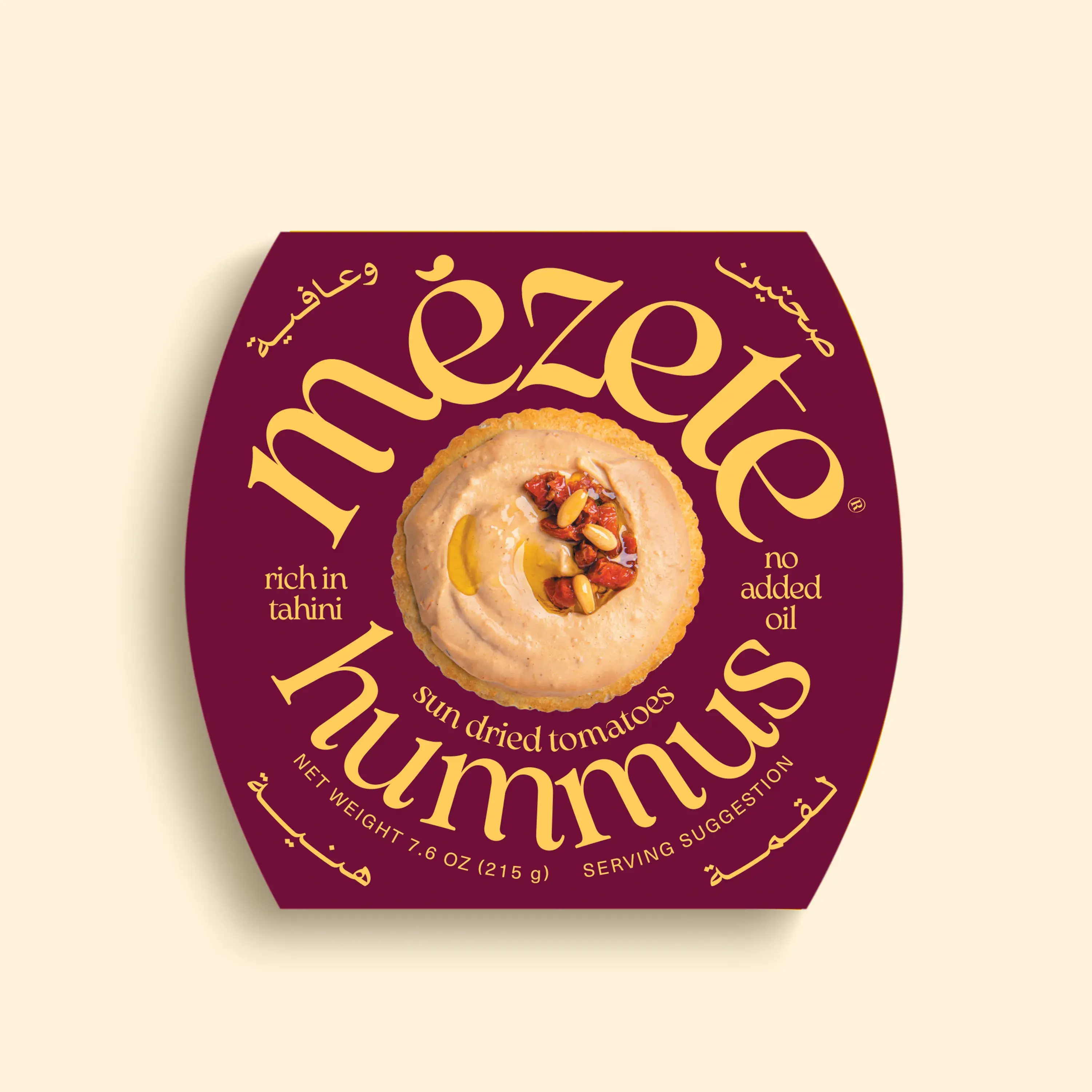 Mezetz Hummus Sun Dried Tomato 12x215g