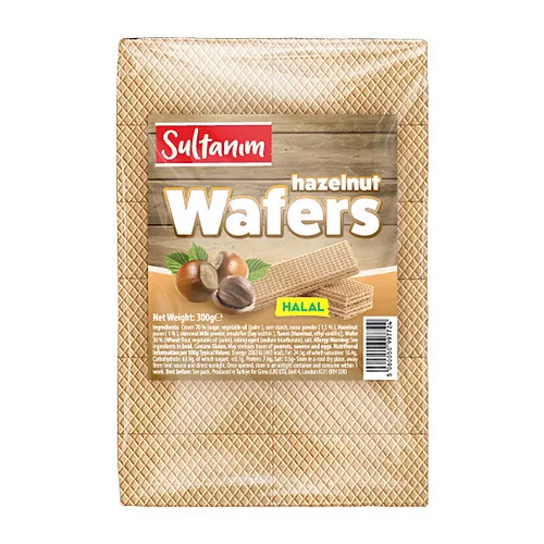 Sultanim Wafers W Hazelnut Halal 12x300g