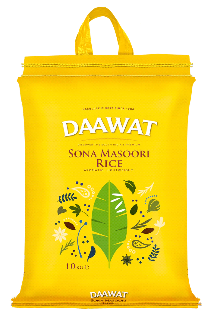 Daawat Sona Masoori Rice 10kg Pm &pound;13.99