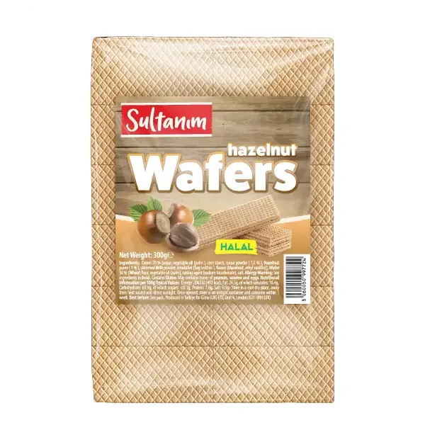 Sultanim Wafers W Hazelnut Halal 300g