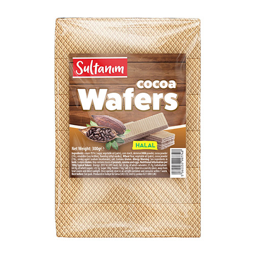 Sultanim Wafers W Cocoa Halal 300g
