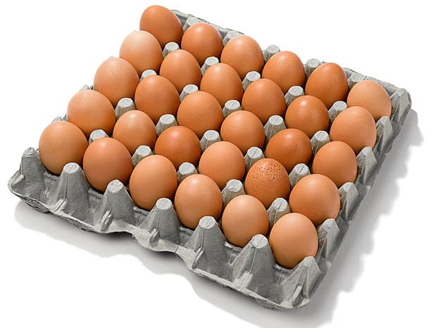 30 Large Brown Eggs  6 Trays