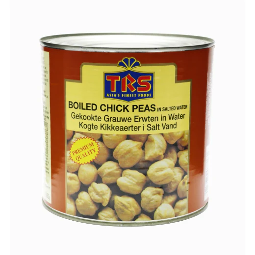 Trs Boiled Chickpeas Tin 2.50kg (s3) (unit)