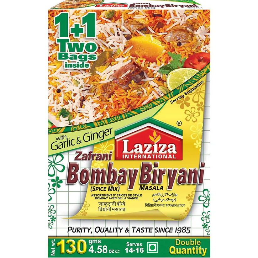 Laziza Bombay Biryni Zafrani 130g (unit)