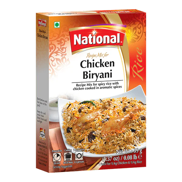 National Chicken Biryani 90g (unit)