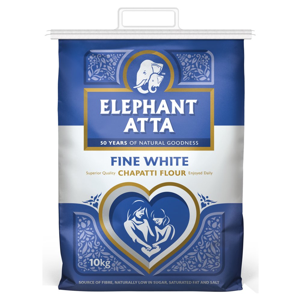 ELEPHANT ATTA  FINE WHITE CHAPATTI FLOUR