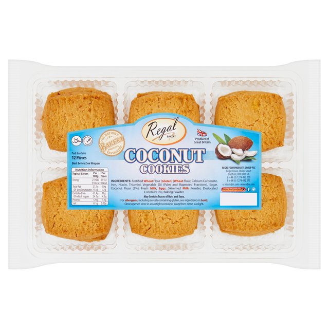 Regal Hm Coconut Cookies 8x12 Pcs