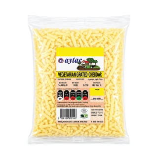 Aytac Grated Vegetarian Cheddar Chesse 5x170gm