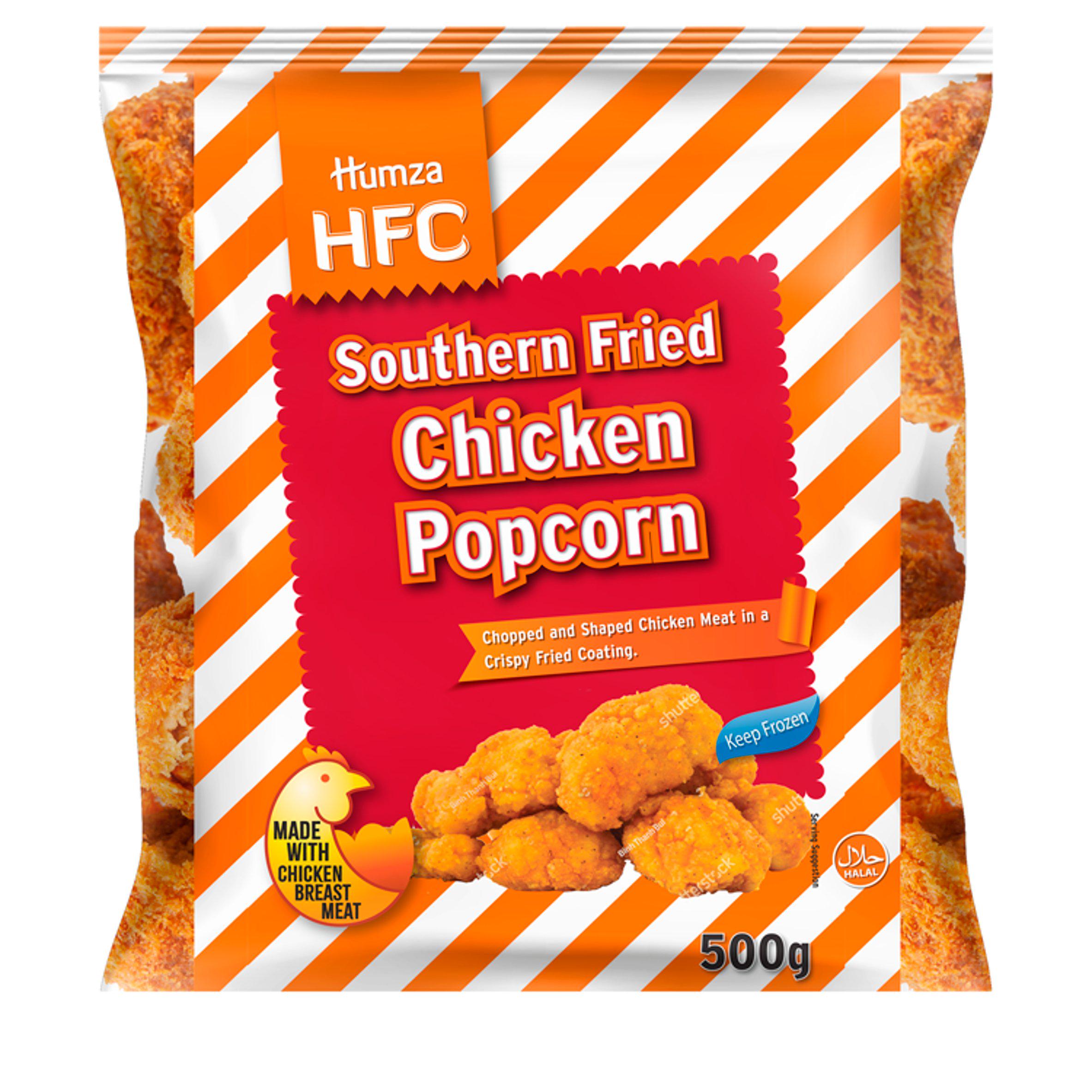 Humza Hfc Sf Chicken Popcorn 500g (unit)