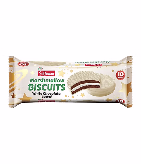 Sultanim Marshmallow Biscuits W Choclate 220gm