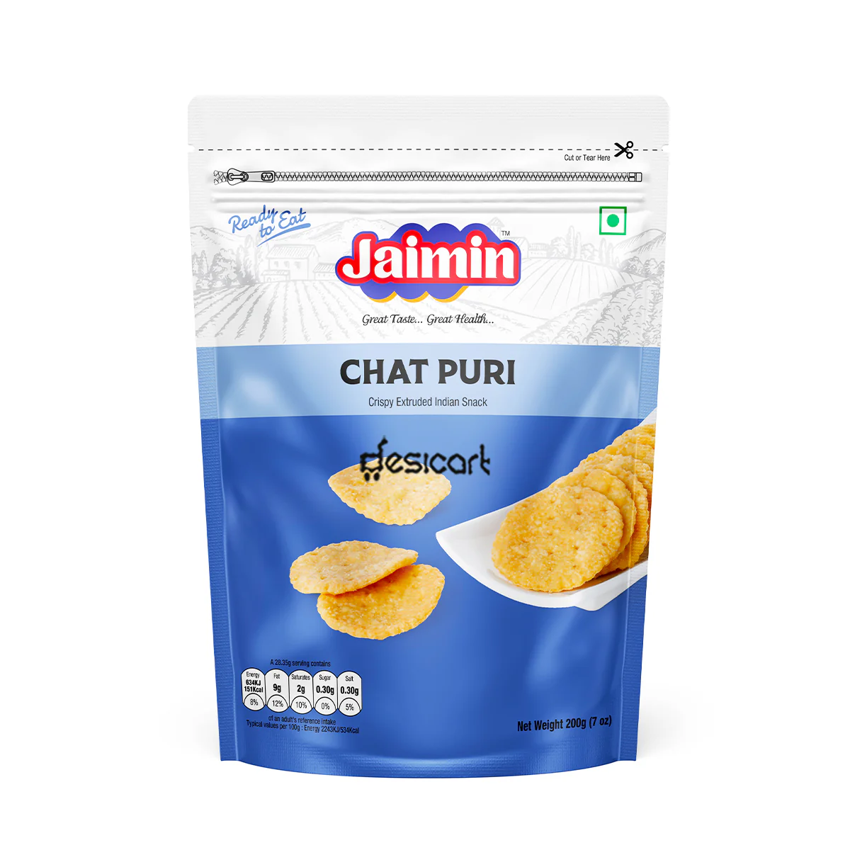Jaimin Chat Puri 200gm (unit)