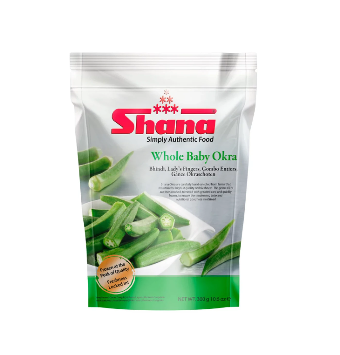Shana Veg Whole Okra 12x300g