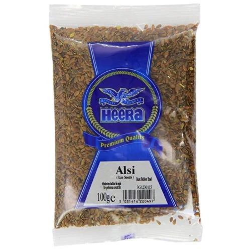 Heera Alsi Linseed Flaxseeds 20x100g