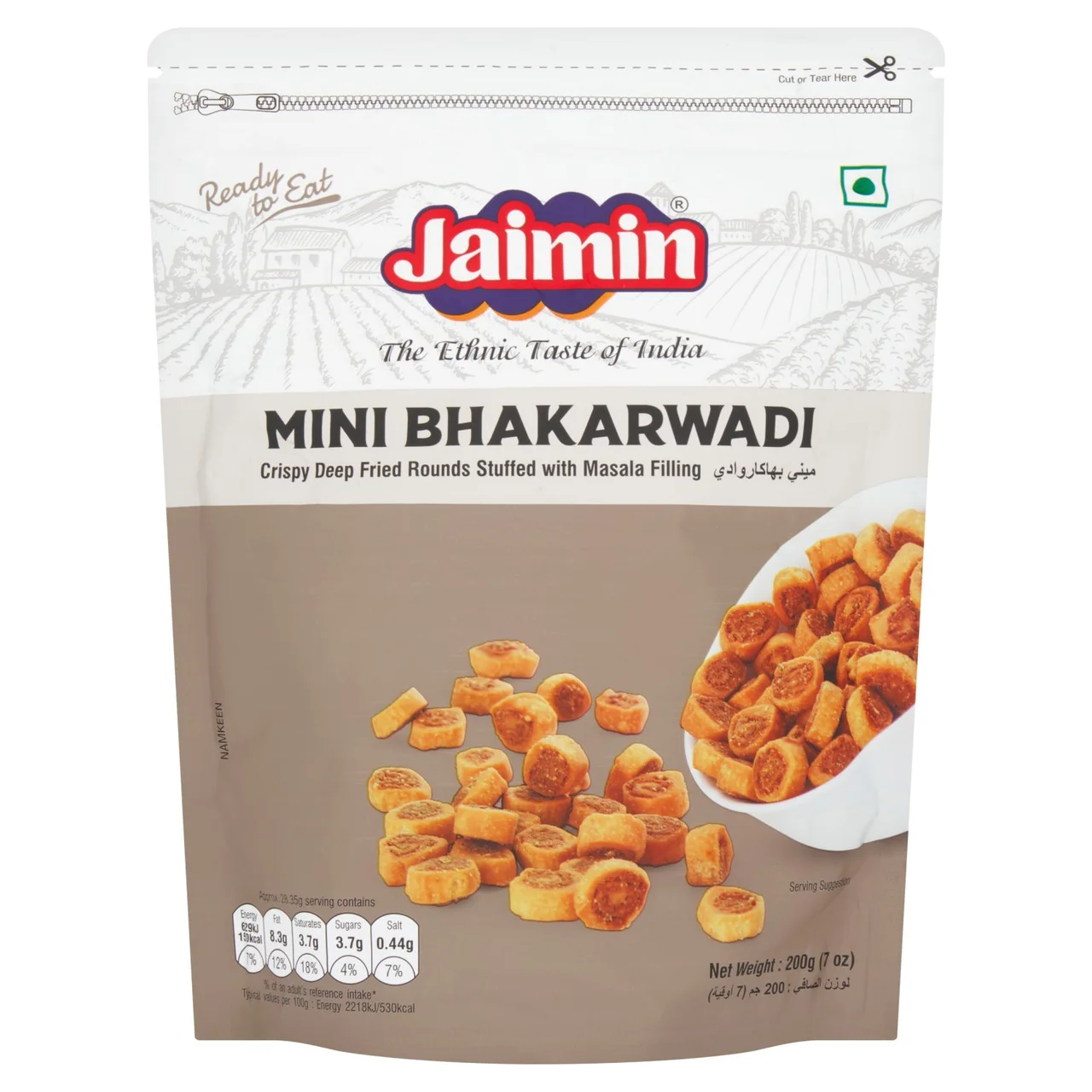 Jaimin Mini Bhakharwadi 200gm (unit)