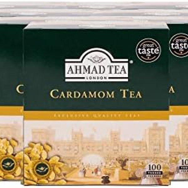 Ahmad Tea Cardamom Bags 12x100gm