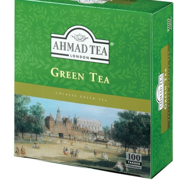 Ahmad Tea Green Bags 12x100gm