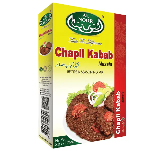 Al Noor Chapli Kebab Masala 12x50g