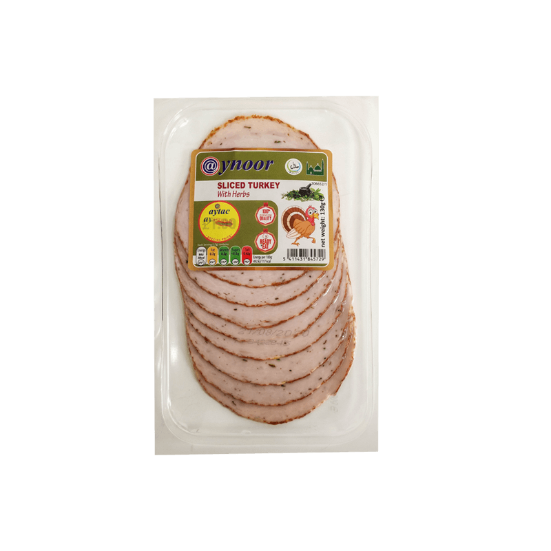 Aynoor Sliced Turkey Herbs 150g