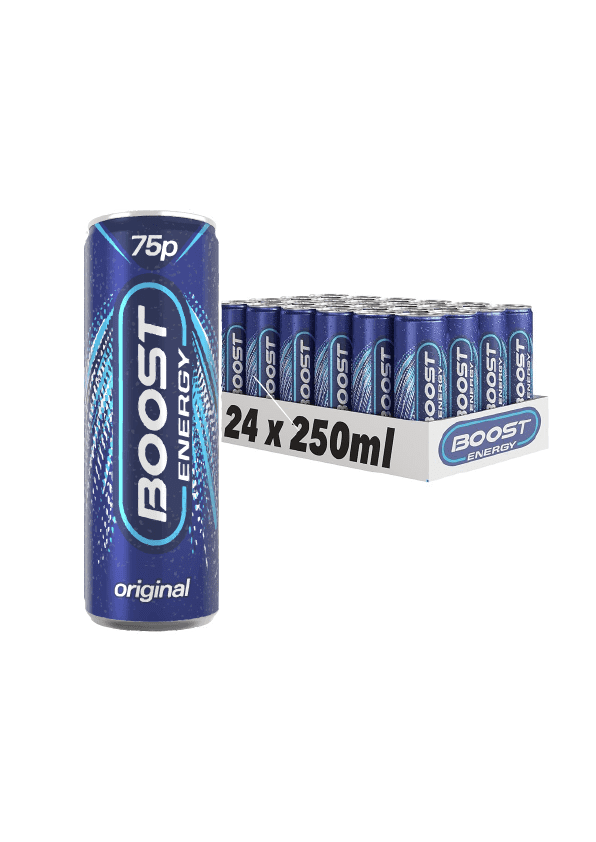 Boost Energy 250ml - 75p (unit)