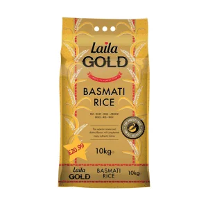 Laila Gold Basmati Rice 10kg Pm £ 20.99