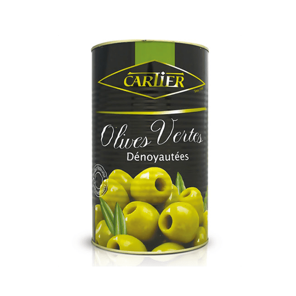 Cartier Green Pitted Olives 3x5kg