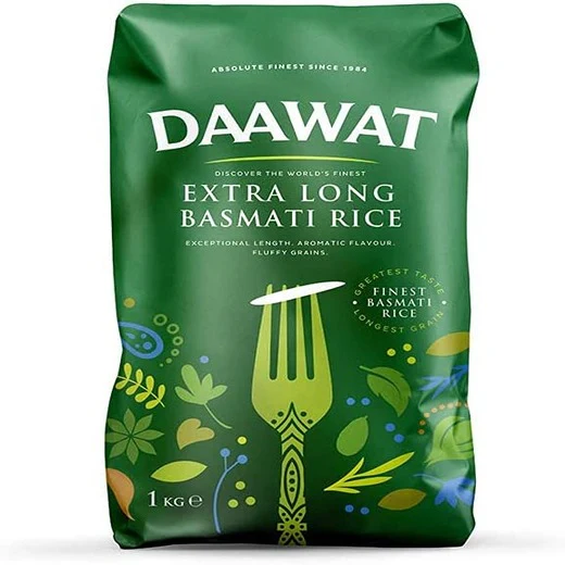 DAAWAT EX LG BASMATI RICE 6X1KG - PM &pound;3.49