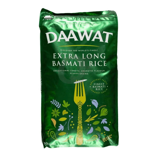 Daawat Ex Lg Basmati Rice 10kg Pm 21.99