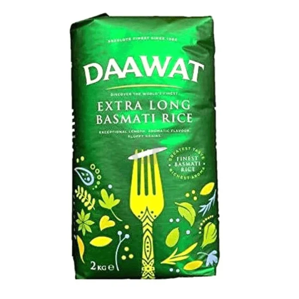 DAAWAT EX LG BASMATI RICE 4X2KG PM 5.79