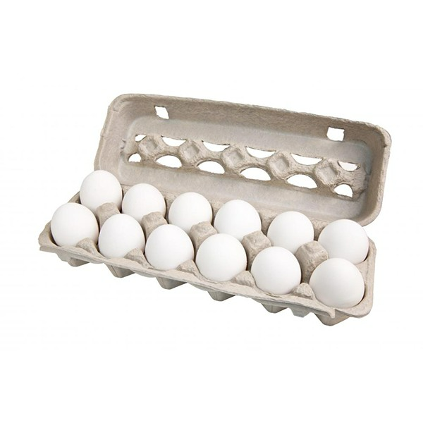 EGGS 12M WHITE (UNIT)