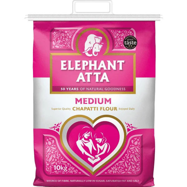 ELEPHANT ATTA MEDIUM 10KG PM 9.69  (R)