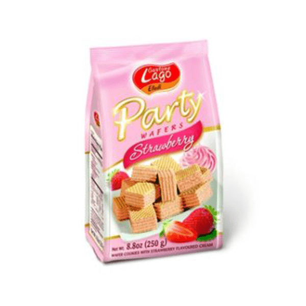 ELLEDI PARTY WAFER STRAWBERRY X10