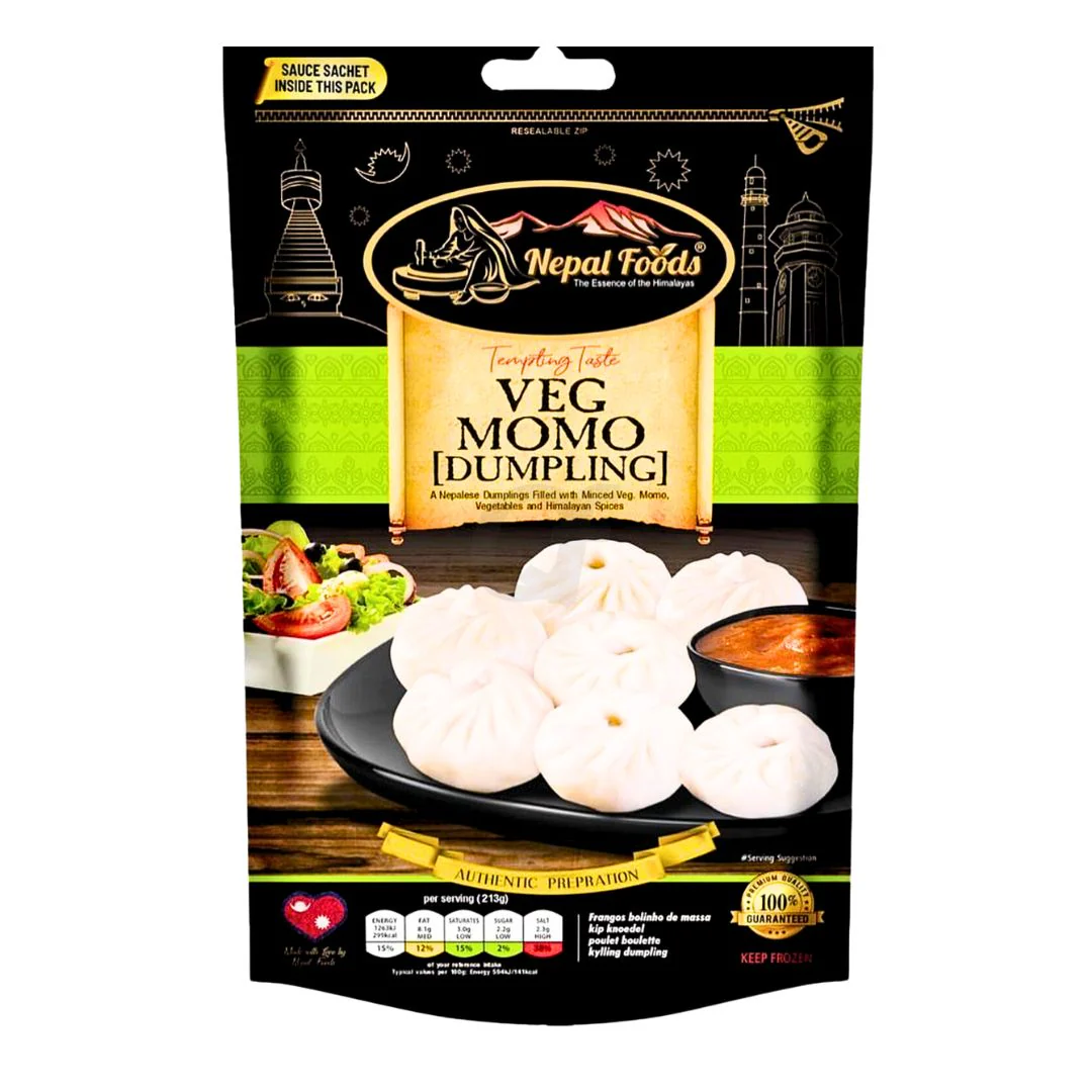 Nepal Veg Momo 950g (unit)