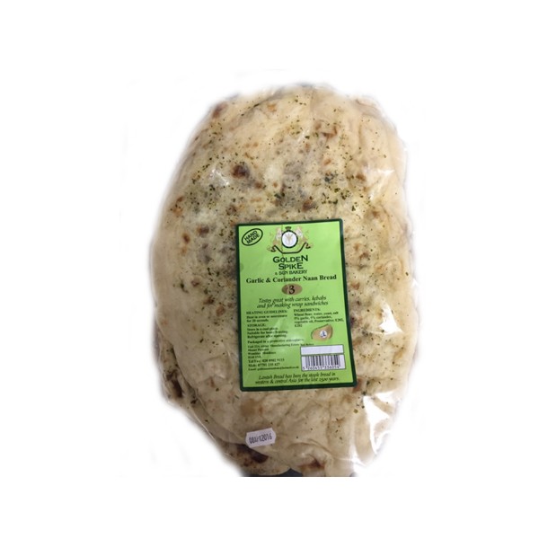 GOLDEN SPIKE GARLIC AND CORIANDER NAAN 1 pc