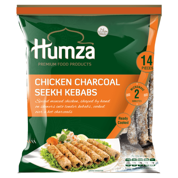 HUMZA CHICKEN CHARCOAL KEBAB 10X600G PM