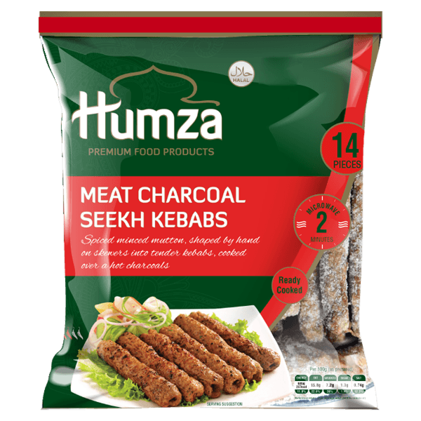 HUMZA MEAT CHARCOAL KEBAB 10X600G (MICRO)