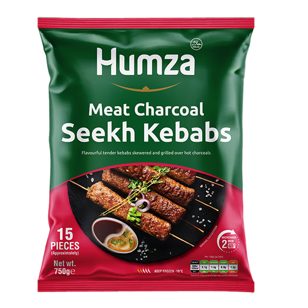 Humza Meat Chcoal Kebab 750g 15pc (unit)