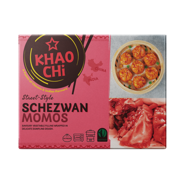 Khao Chi Schezwan Momos 390gm (unit)