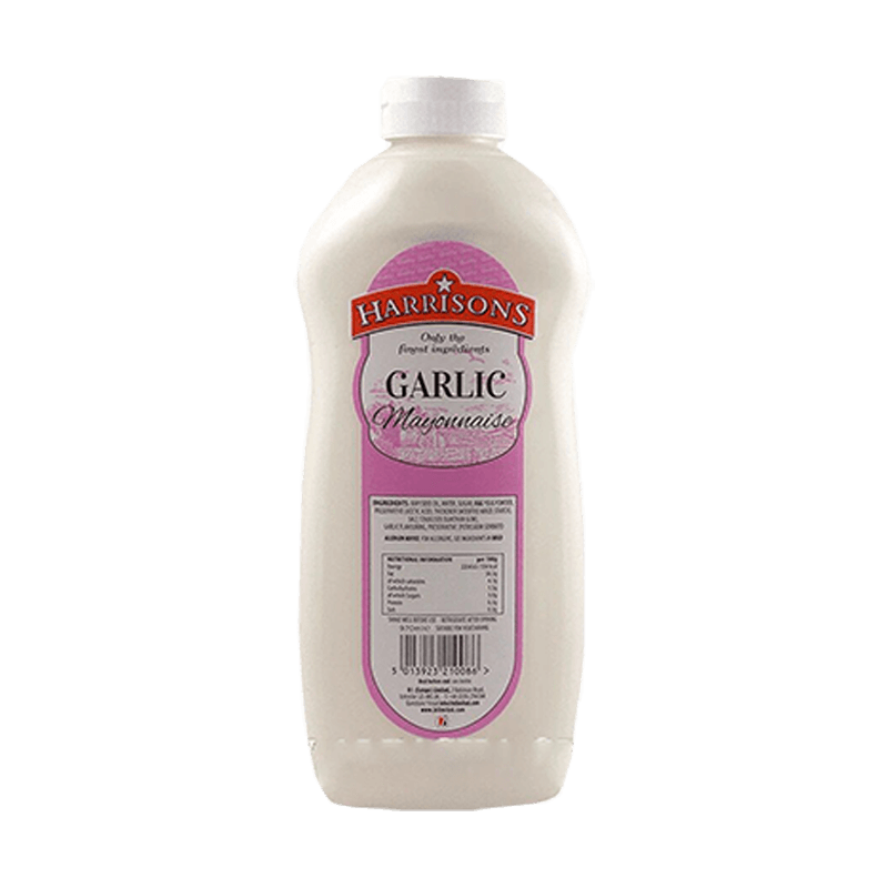 H SONS GARLIC MAYONNAISE 1LTR (UNIT)