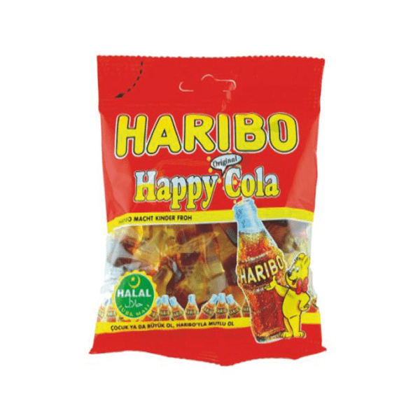 Haribo Happy Cola 24x70gm (brown)