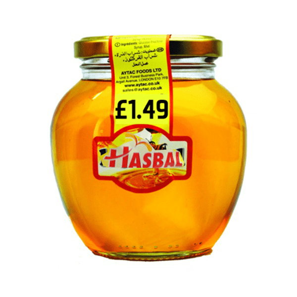 Hasbal Plain Honey 450g (unit)