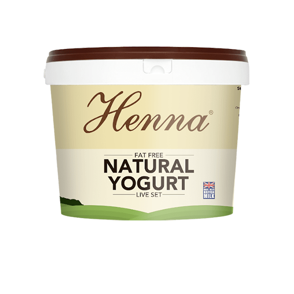 Henna Fat Free Natural Yogurt 10kg