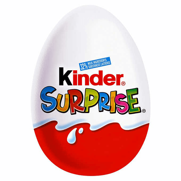Kinder Surprise Eggs 6x12 Dozen