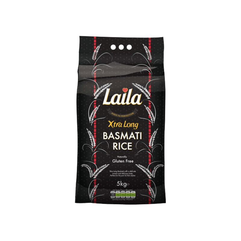 LAILA EXTRA LONG GRAIN RICE 5KG