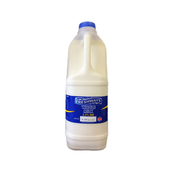 WHOLE MILK BLUE-TOP 1LITRE