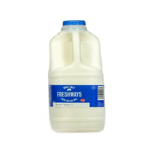 Freshways Milk Blue-top 3ltr